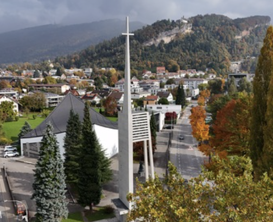Sanierter Kirchturm (C) Pfarrgemeinde St. Kolumban Sanierter Kirchturm (C) Pfarrgemeinde St. Kolumban